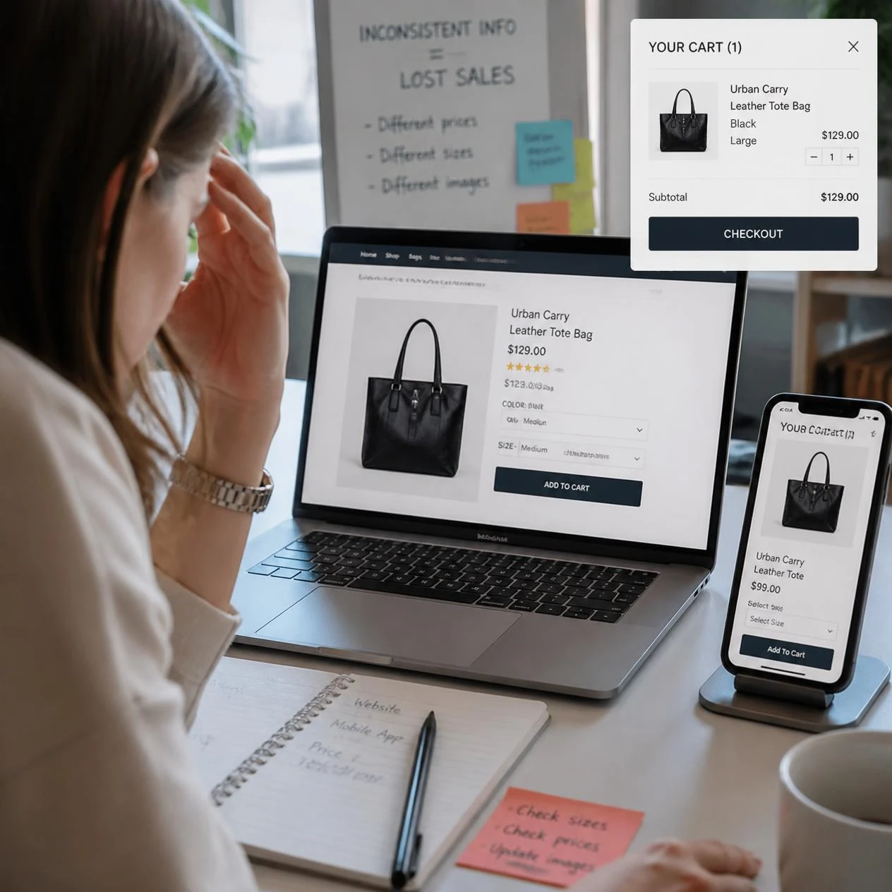 Inventory says one thing, customer expectations say another